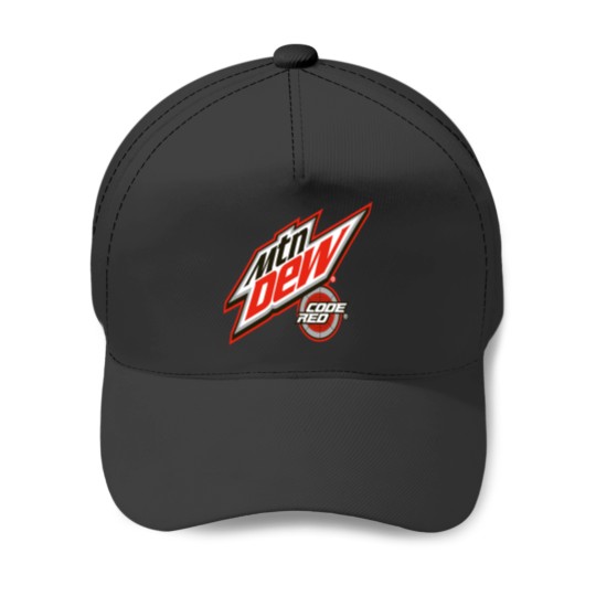 Discover Mtn Dew Code Red Drink Baseball Caps