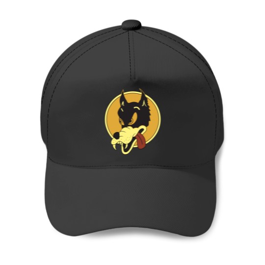 Discover Jerry-Garcia-Wolf-Guitar Baseball Caps