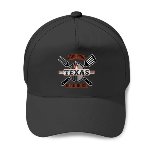 Discover barbecue texas roadhouse Baseball Caps