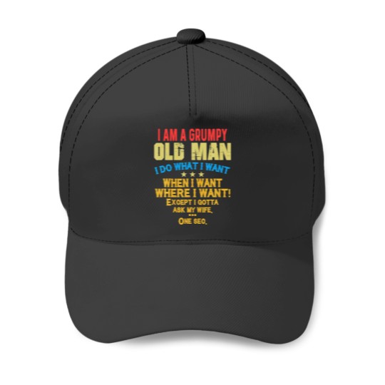 Discover OLD MAN(50) Baseball Caps