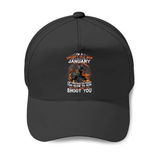 Discover OLD MAN (44) Baseball Caps