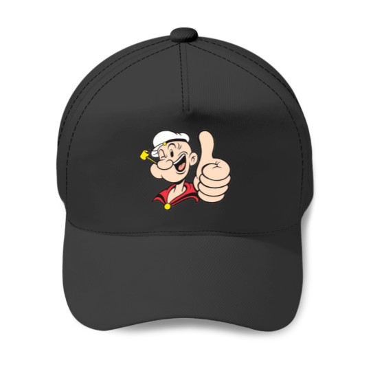 Discover Popeye logo design Baseball Caps