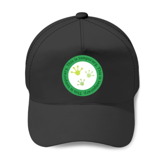 Discover This is temporary - Neverafter Baseball Caps