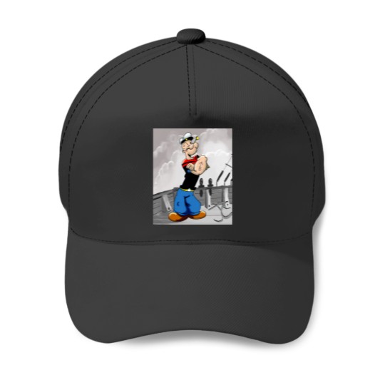 Discover popeye the sailor Poster Baseball Caps