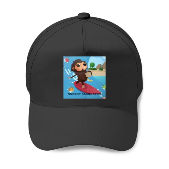 Discover Sneaky Sasquatch Game Fanart for Kids(2) Baseball Caps