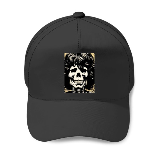 Discover Jim Morrison Skull TheAmericanPoet Baseball Caps
