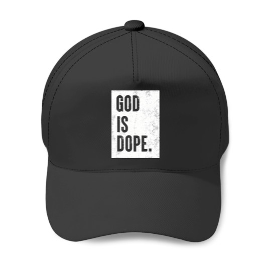 Discover god is dope t Baseball Caps