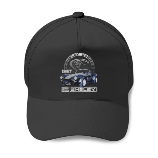 Discover shelby cobra 1967 classic car vintage distressed logo t Baseball Caps
