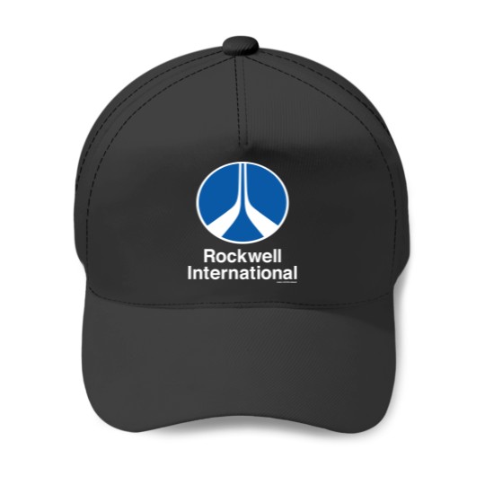 Discover Rockwell International Logo - Defunct Aerospace Company Baseball Caps