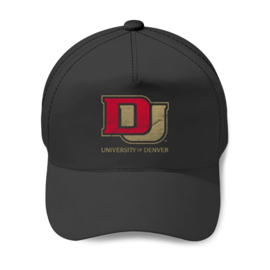 Discover university of denver pioneers distressed primary sweat Baseball Caps