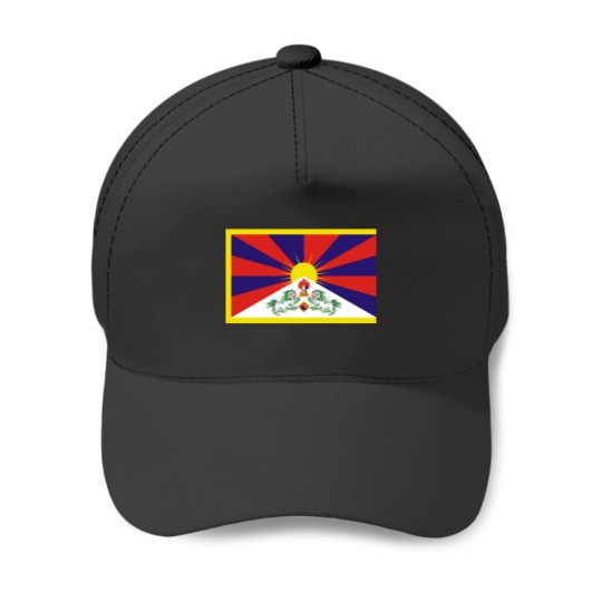 Discover FreeTibet - Tibetan Flag - Peu Rangzen Baseball Caps