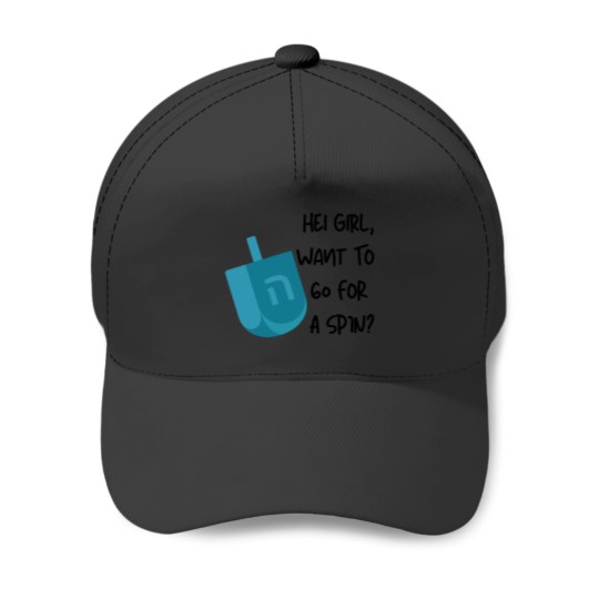 Discover Dreidel, Hei  Want to Go For A Spin Hanukkah Baseball Caps