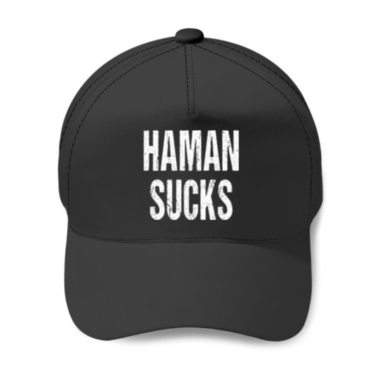 Discover haman sucks purim festival t Baseball Caps