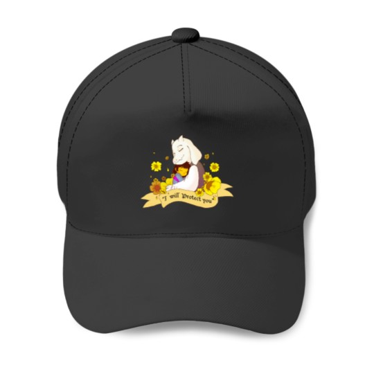 Discover Toriel And Frisk Baseball Caps