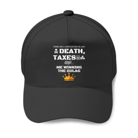 Discover GULAG KING  FUNNY CALL OF DUTY WARZONE THEME Baseball Caps