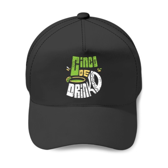 Discover Cinco de MayoCinco De Drinko Funny Mexico Trip Party Premium Baseball Caps