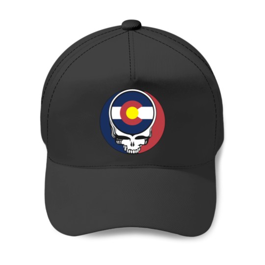 Discover Colorado stealie Baseball Caps