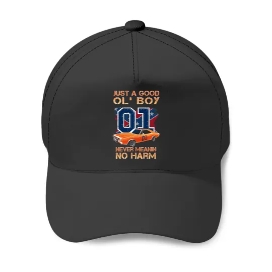 Discover Good ol boy School Dukes of Hazzard 210 Baseball Caps