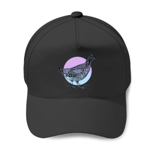 Discover Bird Lover Prairie- Chicken bird Baseball Caps