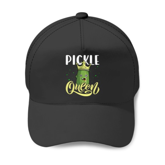 Discover Pickle Queen Shirt Cucumber Pickle Jar Funny Baseball Caps