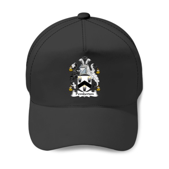 Discover Pemberton Coat of- Family Cres Baseball Caps