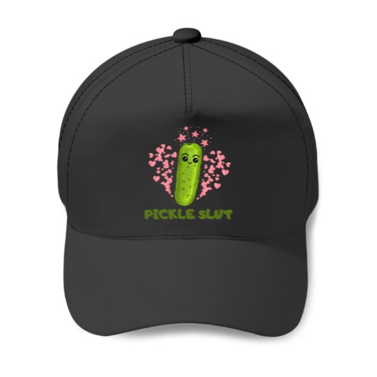 Discover PickleSlutCanning Food Lover Funny Pickle Baseball Caps