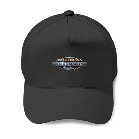 Discover American Truck Simulator Logo Baseball Caps
