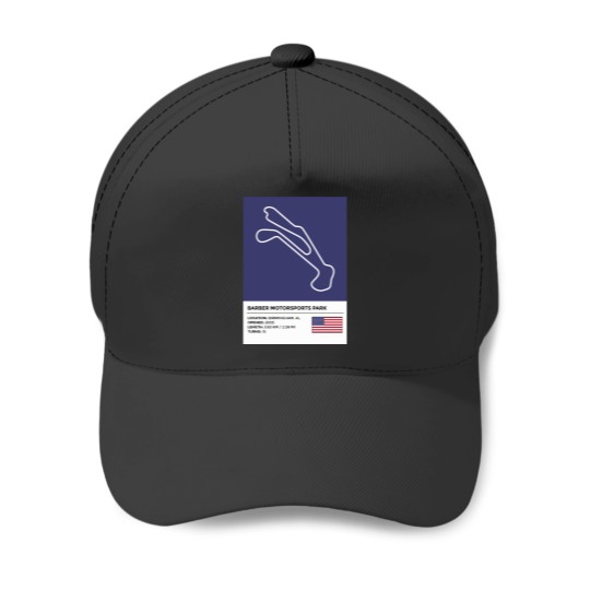 Discover Barber Motorsports Park [info] Baseball Caps
