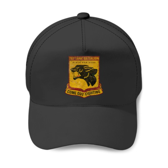 Discover 761st Tank Battalion - Black Panthers Baseball Caps