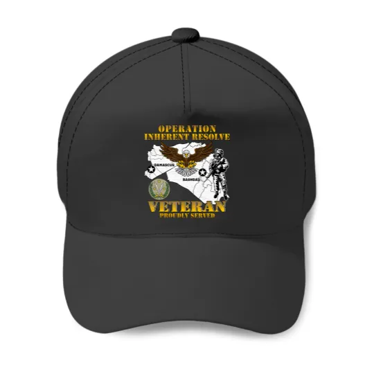 Discover cjtf oir operation inherent resolve oir veteran vintage t Baseball Caps
