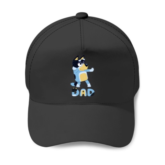 Discover BlueyDad fathers day Baseball Caps