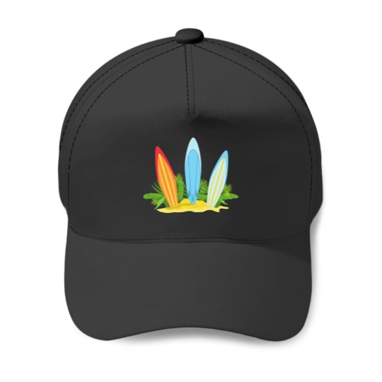 Discover Vintage Surfboard Baseball Caps