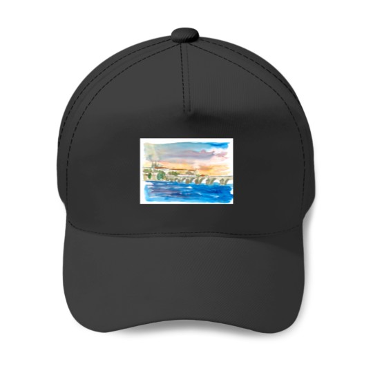 Discover Charles Bridge And Prague Castle View with Hradcin Baseball Caps