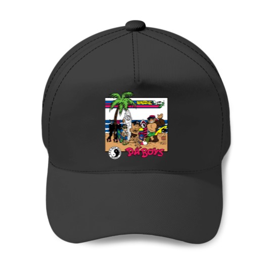 Discover TC HAWAII DA BOYS TOWN AND COUNTRY SURF DESIGNS APE SURFING JOE COOL TIKI SURFERS PRIMAL URGES Baseball Caps