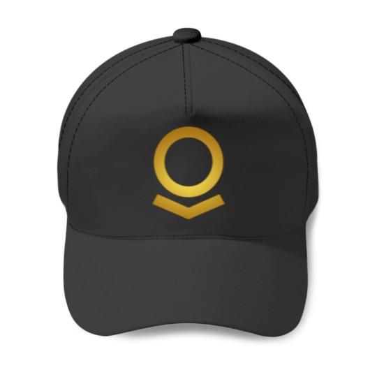 Discover Palantir PLTR gold small logo Baseball Caps