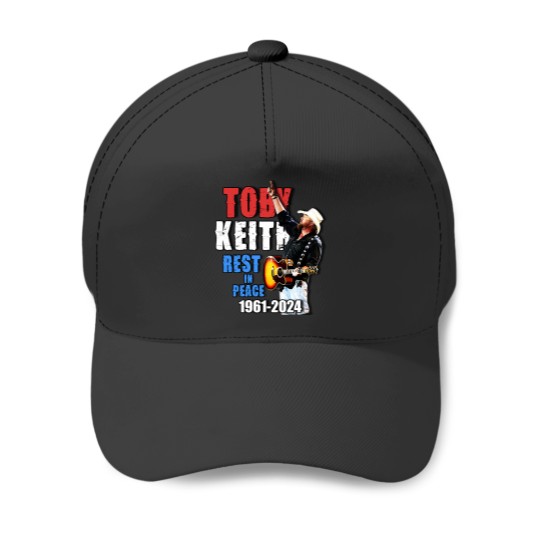 Discover TOBY KEITH REST IN PEACE COUNTRY SINGER ROCK STAR Baseball Caps