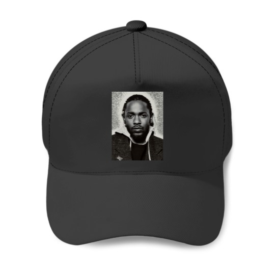 Discover Head shot of Kendrick Lamar Baseball Caps