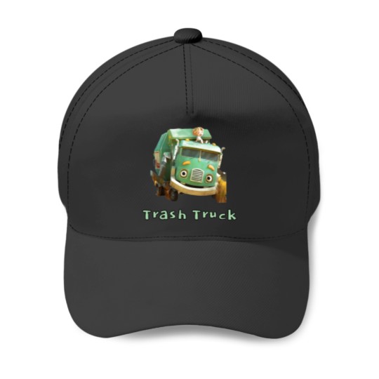 Discover Trash Truck cartoon Baseball Caps