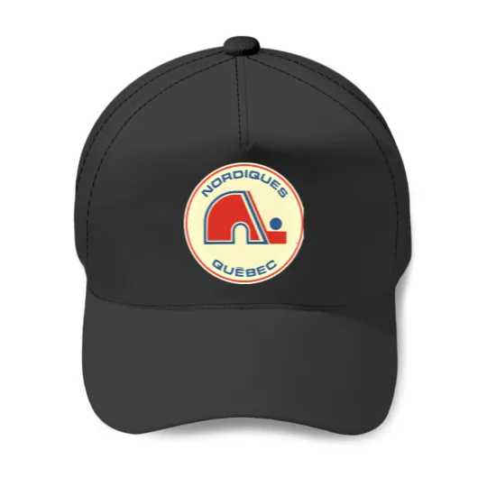Discover Quebec Nordiques [Vintage Distressed] Baseball Caps
