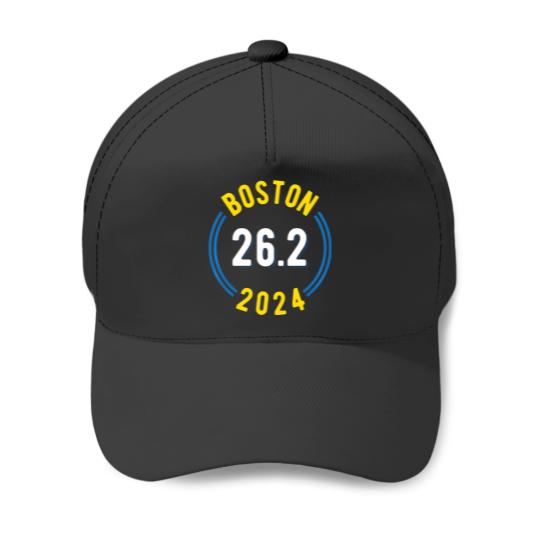 Discover boston 262 2024 marathon long t Baseball Caps