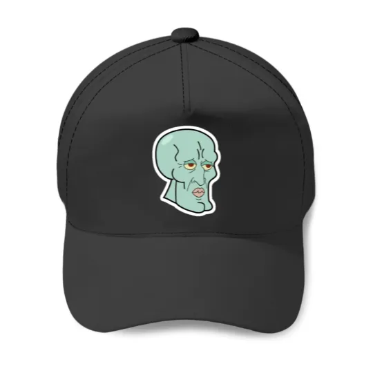 Discover Handsome Squidward Baseball Caps