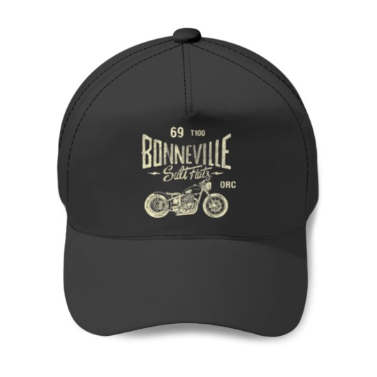 Discover bonneville salt flats motorcycle racing t gift Baseball Caps