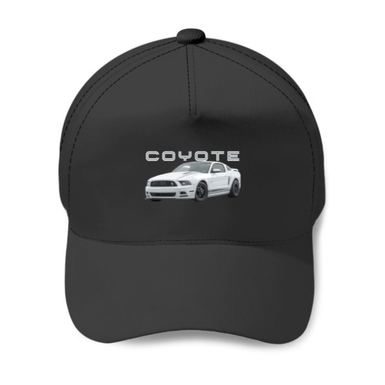 Discover MACH 1 Mustang s197T 5.0L V8 coyote engine Performance white Car Baseball Caps