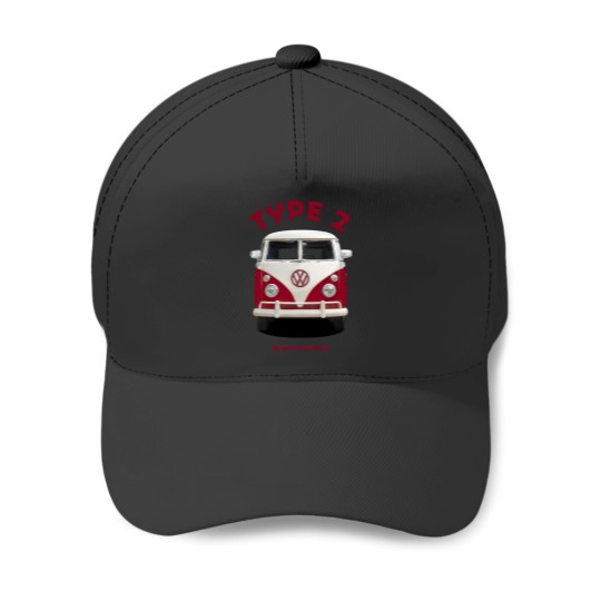 Discover TYPE 2 VW Van Baseball Caps