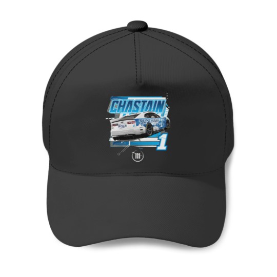 Discover Ross Chastain Charcoal Car Baseball Caps