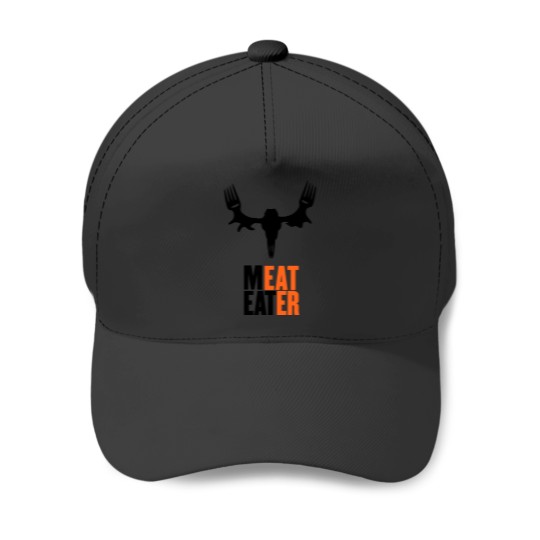 Discover Men_s Gray Meat Eater Logo Short Sleeve T-Shirt Baseball Caps