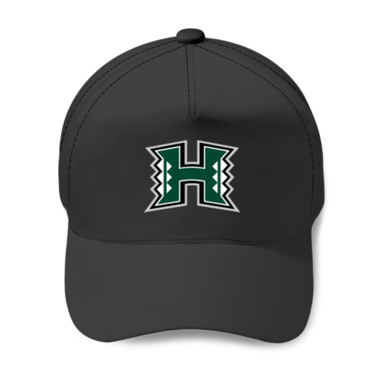 Discover Men_s University of Hawaii - H Logo Sweatshirt Black Baseball Caps