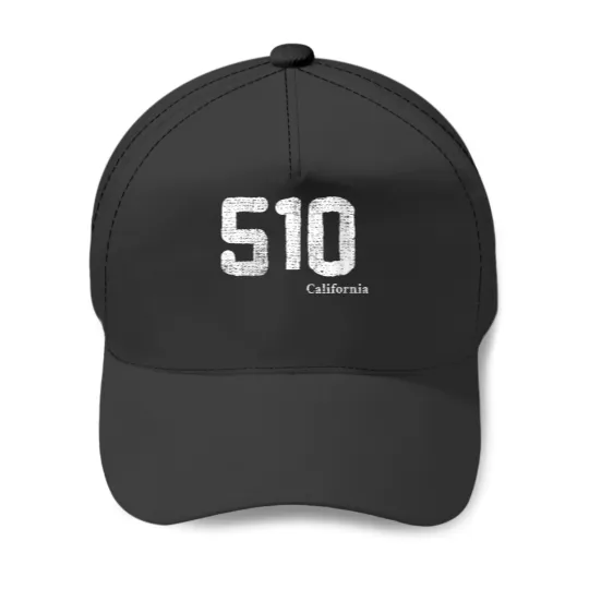 Discover  Womens 510 Area Code californias Trends Gift Baseball Caps