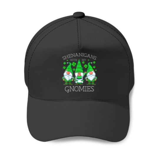 Discover Gnome St Patricks Day Shenanigans Gnomies Shamrock Gnomes Baseball Caps