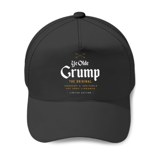 Discover Old & Grumpy - Ye Olde Grump Baseball Caps